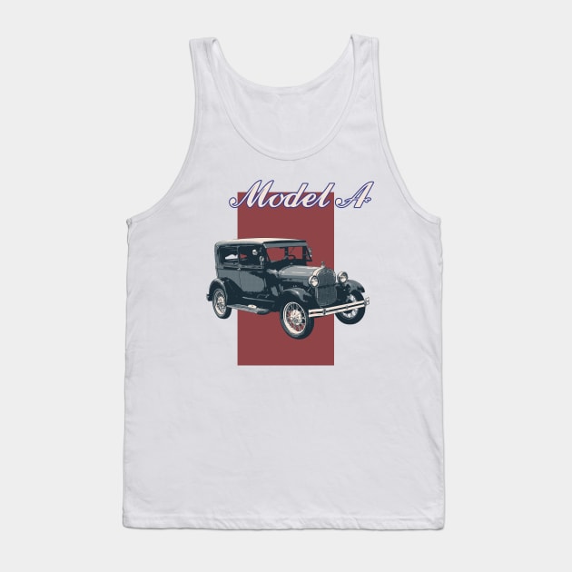 Ford Model A Tank Top by Joshessel